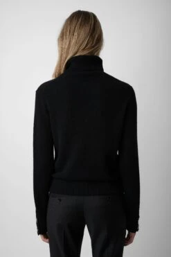 Zadig & Voltaire Boxy Jewelled Sweater Black -Zadig & Voltaire Shop KWSW01595 NOIR 5