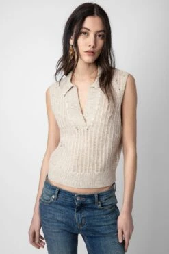 Zadig & Voltaire Lunny Sweater Ecru