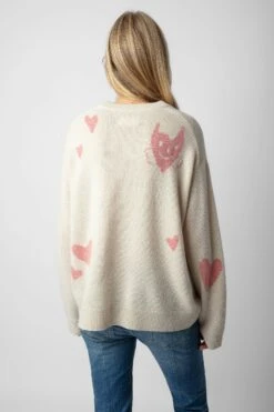 Zadig & Voltaire Markus Heart Cashmere Sweater Judo -Zadig & Voltaire Shop KWSW01605 JUDO 5
