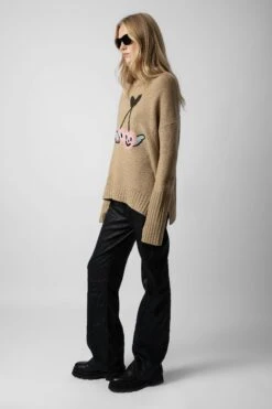 Zadig & Voltaire Alma Sweater Nut -Zadig & Voltaire Shop KWSW01607 NUT 5