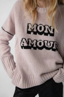 Zadig & Voltaire Malta Mon Amour Sweater Primrose -Zadig & Voltaire Shop KWSW01609 PRIMEROSE 4 1