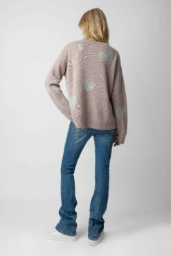 Zadig & Voltaire Markus Heart Cashmere Sweater Primrose -Zadig & Voltaire Shop KWSW01625 PRIMEROSE 5 1