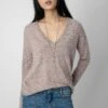 Zadig & Voltaire Vivi Cashmere Sweater Primrose