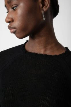 Zadig & Voltaire Moira Sweater Black -Zadig & Voltaire Shop KWSW01636 NOIR 4