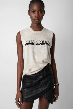 Zadig & Voltaire Nida Mon Amour Top Petale -Zadig & Voltaire Shop KWTO00004 PETALE 4