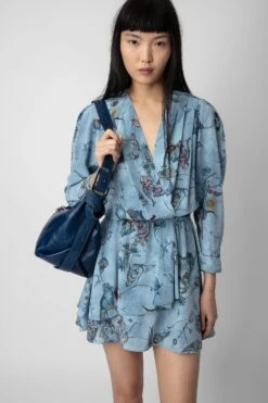 Zadig & Voltaire Le Cecilia Bag Storm -Zadig & Voltaire Shop LWBA00018 STORM 8