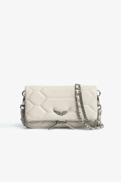 Zadig & Voltaire Rock Nano XL Mat Scale Bag Flash