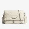 Zadig & Voltaire Rocky XL Mat Scale Bag Flash