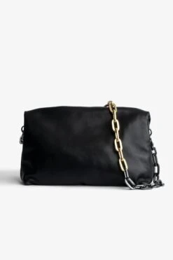 Zadig & Voltaire Rockyssime Bag Black 7 Zadig & Voltaire Rockyssime Bag Black -Zadig & Voltaire Shop LWBA00198 NOIR 4