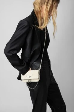 Zadig & Voltaire Nano Soft Savage Rock Clutch Flash -Zadig & Voltaire Shop LWBA02229 FLASH 9 1