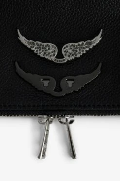 Zadig & Voltaire Swing Your Wings Rocky Bag Noir Silver -Zadig & Voltaire Shop LWBA02248 NOIR SILVER 2 1