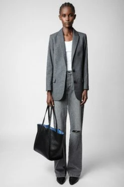 Zadig & Voltaire Le Borderline Bag Noir Melody -Zadig & Voltaire Shop LWBA02264 NOIR MELODY 9