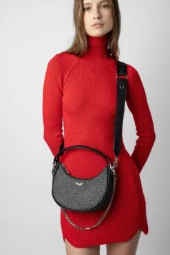 Zadig & Voltaire Moonrock Dotted Swiss Bag Black 14 Zadig & Voltaire Moonrock Dotted Swiss Bag Black -Zadig & Voltaire Shop LWBA02402 NOIR 8