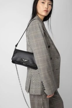 Zadig & Voltaire Rock Eternal Clutch Black -Zadig & Voltaire Shop LWBA02411 NOIR 9