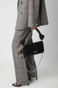 Zadig & Voltaire Rocky Eternal Bag Black 13 Zadig & Voltaire Rocky Eternal Bag Black -Zadig & Voltaire Shop LWBA02427 NOIR 9