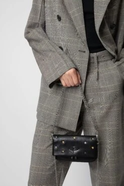 Zadig & Voltaire Rock Nano Lucky Charms Clutch Black -Zadig & Voltaire Shop LWBA02466 NOIR 9