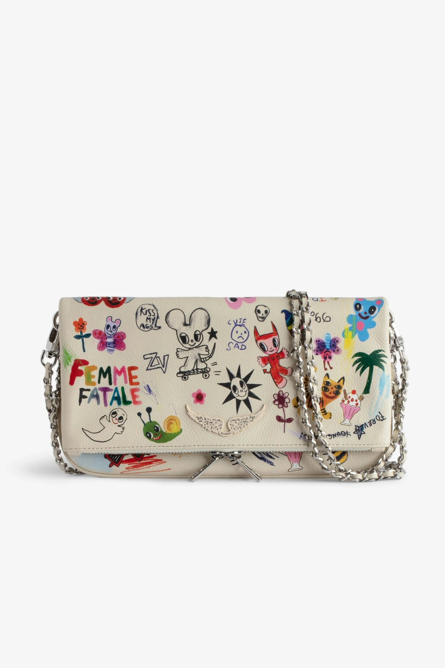 Zadig & Voltaire Rock Clutch Flash 1 Zadig & Voltaire Rock Clutch Flash