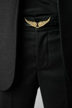 Zadig & Voltaire Rock Belt Noir Gold -Zadig & Voltaire Shop LWBT00022 NOIR GOLD 9