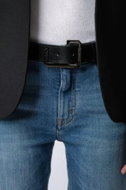 Zadig & Voltaire La Cecilia Belt Black 7 Zadig & Voltaire La Cecilia Belt Black -Zadig & Voltaire Shop LWBT00039 NOIR 9