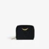Zadig & Voltaire Mini ZV Coin Purse Noir Gold