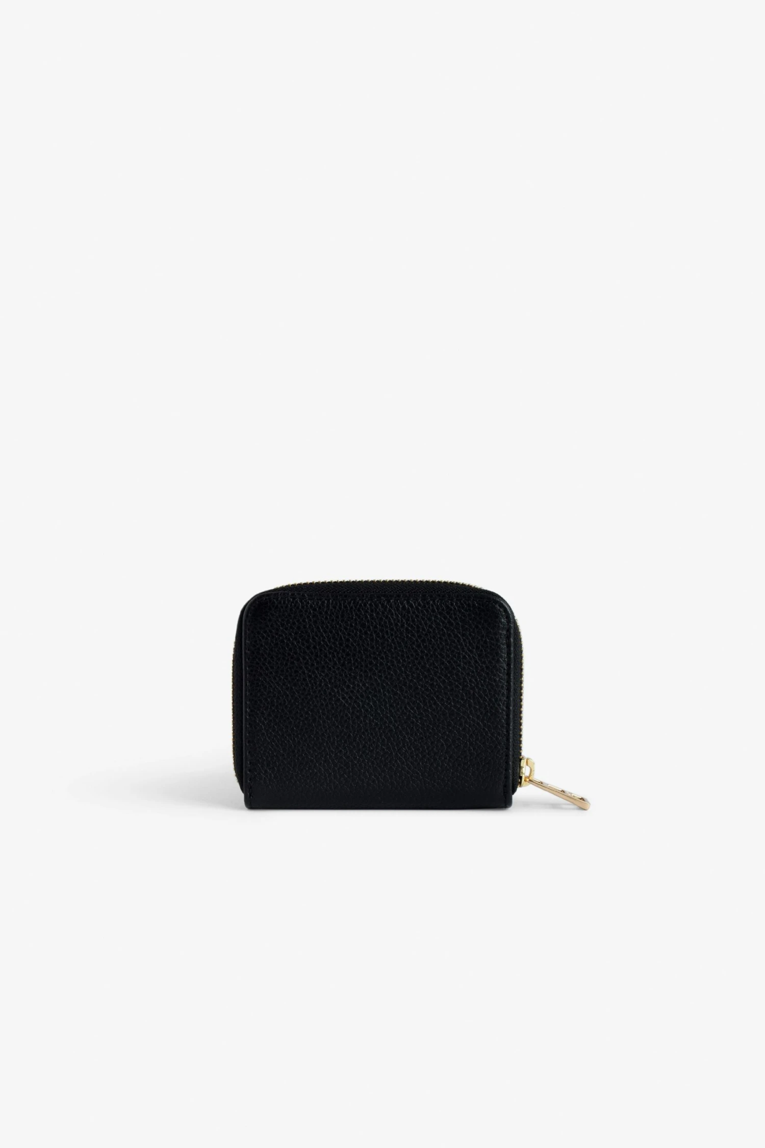 Zadig & Voltaire Mini ZV Coin Purse Noir Gold 2 Zadig & Voltaire Mini ZV Coin Purse Noir Gold - Image 2