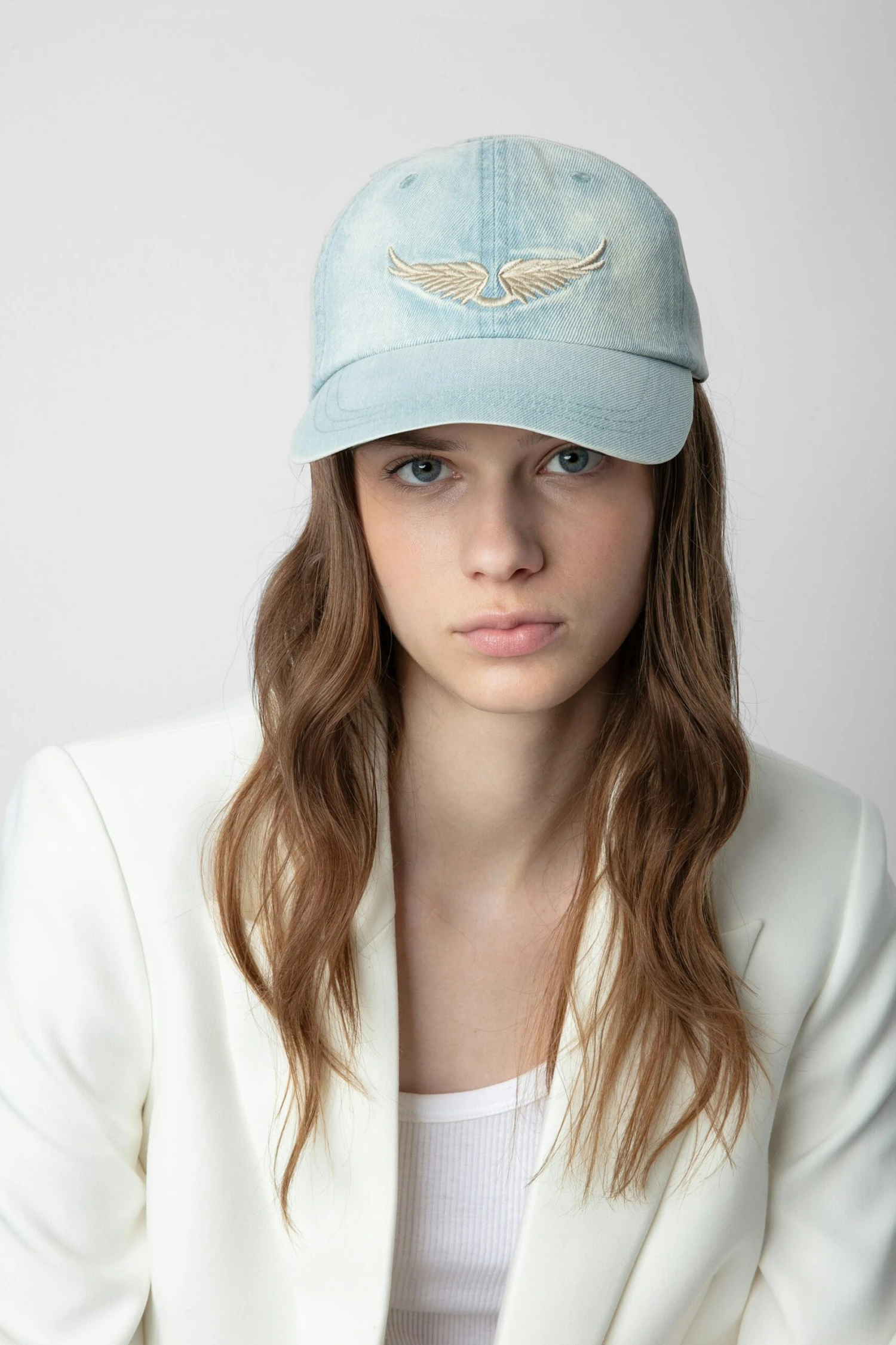 Zadig & Voltaire Klelia Rock Baseball Cap Storm 5 Zadig & Voltaire Klelia Rock Baseball Cap Storm - Image 5