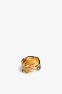 Zadig & Voltaire Rock Feather Ring Old Gold -Zadig & Voltaire Shop OWJW00536 OLD GOLD 3