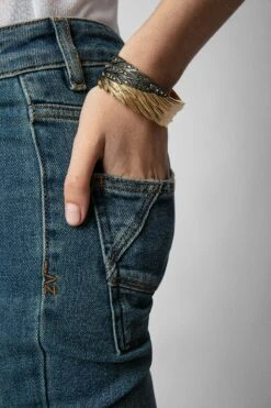 Zadig & Voltaire Rock Feather Spread Your Wings Bracelet Old Gold -Zadig & Voltaire Shop OWJW00555 OLD GOLD 10