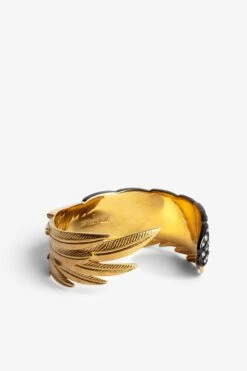 Zadig & Voltaire Rock Feather Spread Your Wings Bracelet Old Gold -Zadig & Voltaire Shop OWJW00555 OLD GOLD 3