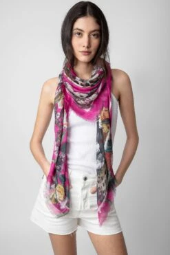 Zadig & Voltaire Kerry Scarf Glam 8 Zadig & Voltaire Kerry Scarf Glam -Zadig & Voltaire Shop OWSC00459 GLAM 9