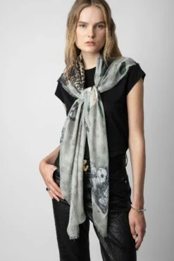 Zadig & Voltaire Kerry Scarf Kaki