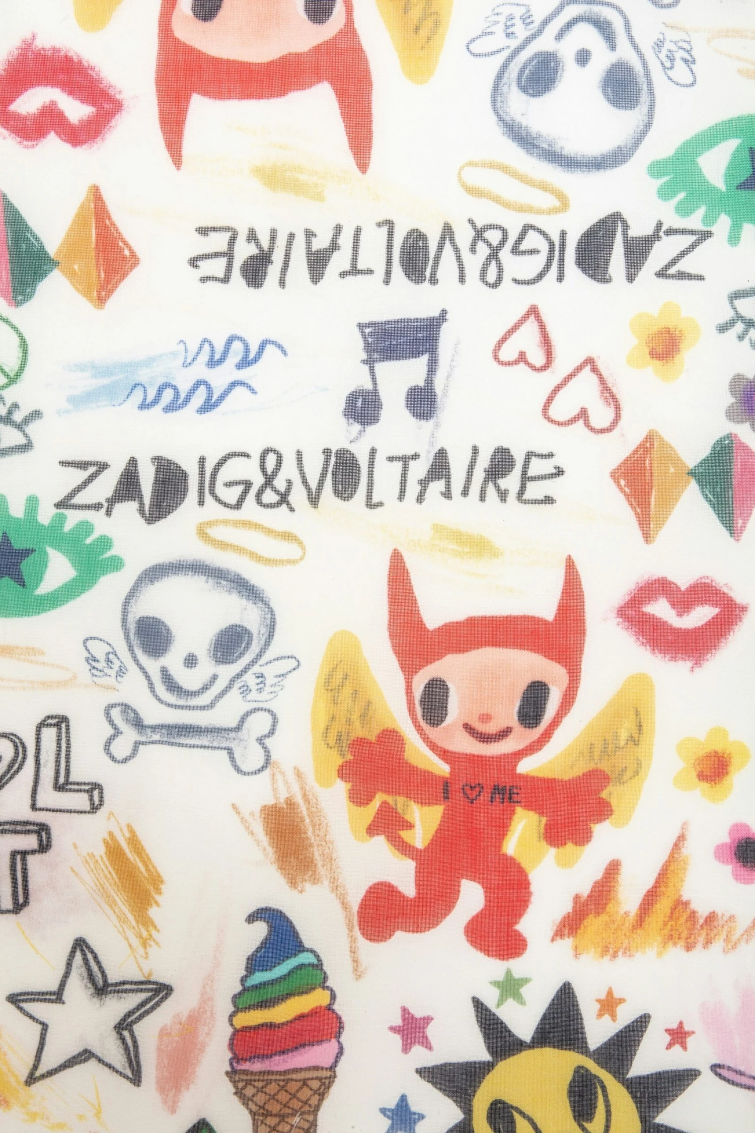 Zadig & Voltaire Long Delta Scarf Flash 2 Zadig & Voltaire Long Delta Scarf Flash - Image 2