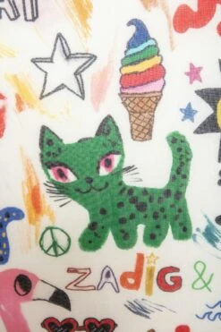 Zadig & Voltaire Long Delta Scarf Flash 7 Zadig & Voltaire Long Delta Scarf Flash -Zadig & Voltaire Shop OWSC00467 FLASH 3