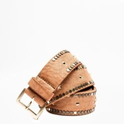 Zadig & Voltaire Belt Starlight Camel -Zadig & Voltaire Shop PWGAC0901F CAMEL 3 1