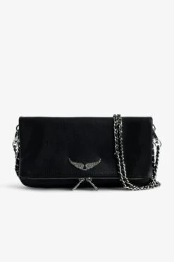 Zadig & Voltaire Rock Clutch Black