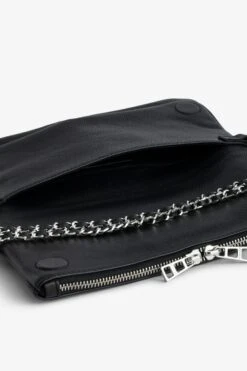 Zadig & Voltaire Rock Clutch Black -Zadig & Voltaire Shop PWGAP2003F NOIR 5 1