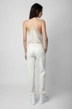 Zadig & Voltaire Christy Silk Camisole Ecru -Zadig & Voltaire Shop PWGCP0702F ECRU 16