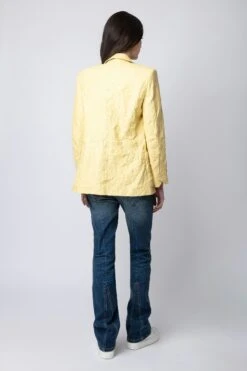 Zadig & Voltaire Visko Crinkled Leather Blazer Shea -Zadig & Voltaire Shop RWBL00003 SHEA 5 1