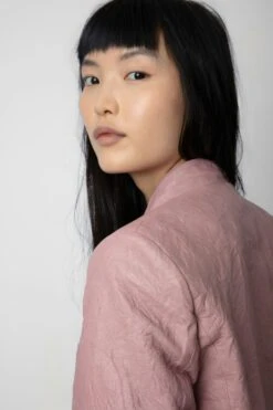 Zadig & Voltaire Very Crinkled Leather Blazer Primrose -Zadig & Voltaire Shop RWBL00055 PRIMEROSE 7 1