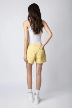 Zadig & Voltaire Pax Crinkled Leather Shorts Shea -Zadig & Voltaire Shop RWBS00001 SHEA 5