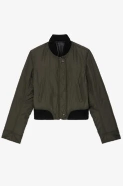 Zadig & Voltaire Bunta Reversible Leather Jacket Black -Zadig & Voltaire Shop RWOW00213 NOIR 1