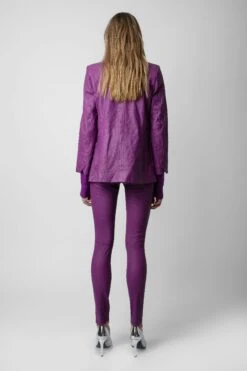 Zadig & Voltaire Phlame Crinkled Leather Pants Goa -Zadig & Voltaire Shop RWPA00001 GOA 4