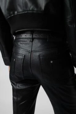 Zadig & Voltaire Elvir Leather Pants Black -Zadig & Voltaire Shop RWPA00077 NOIR 6 1
