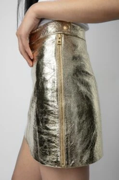 Zadig & Voltaire Jinette Leather Skirt Shea 9 Zadig & Voltaire Jinette Leather Skirt Shea -Zadig & Voltaire Shop RWSK00052 SHEA 5