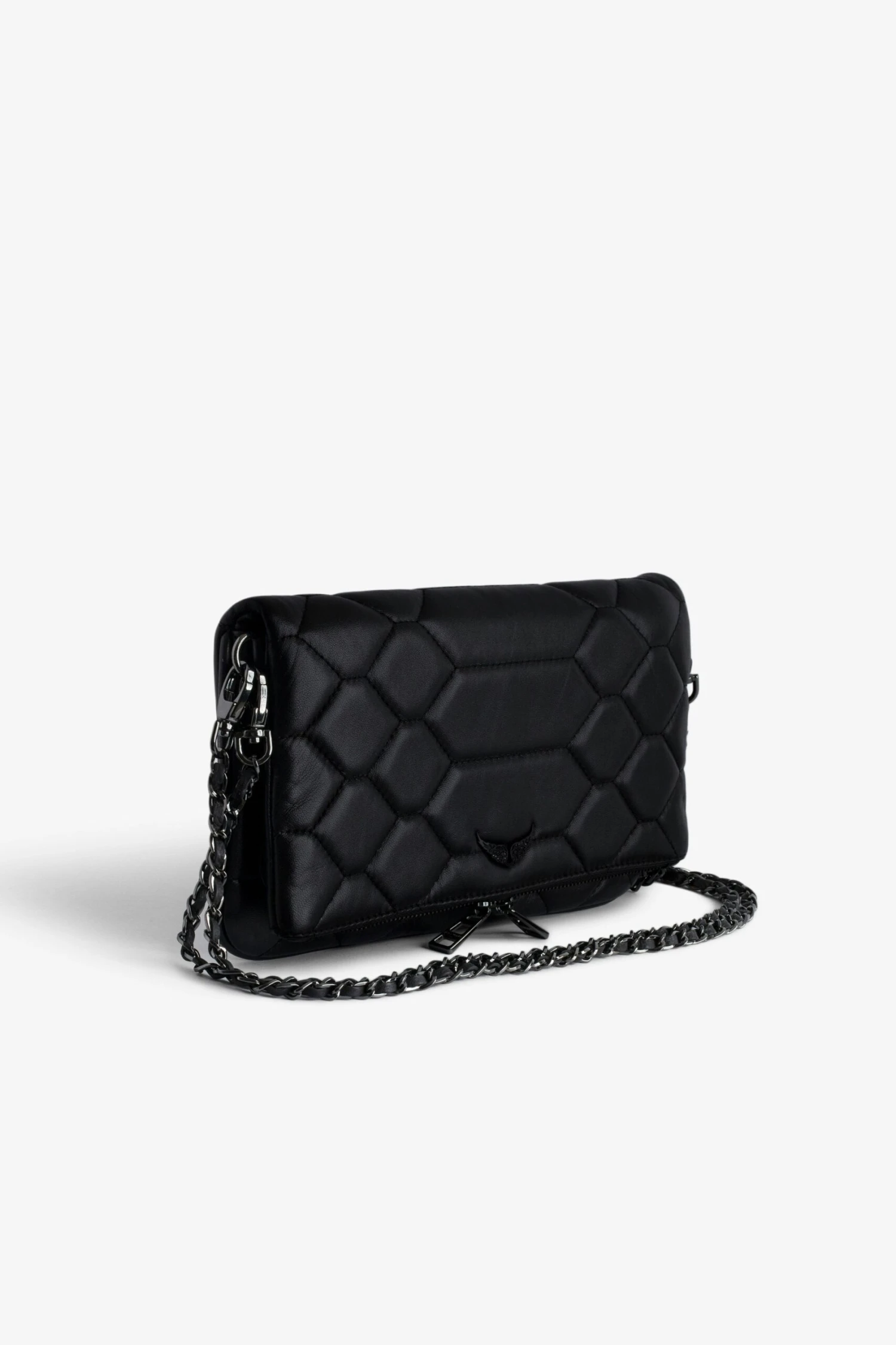 Zadig & Voltaire Rock Mat XL Scale Clutch Black 2 Zadig & Voltaire Rock Mat XL Scale Clutch Black - Image 2