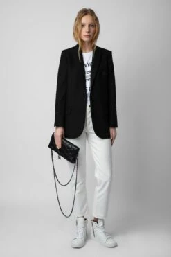 Zadig & Voltaire Rock Mat XL Scale Clutch Black 20 Zadig & Voltaire Rock Mat XL Scale Clutch Black -Zadig & Voltaire Shop SKAB2004F NOIR 7