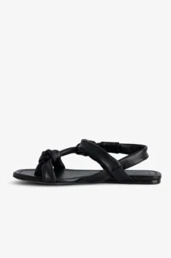 Zadig & Voltaire Forget Me Knot Sandals Black