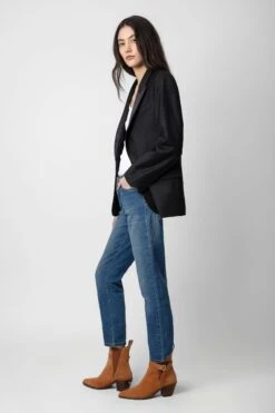 Zadig & Voltaire Tyler Suede Ankle Boots Heritage -Zadig & Voltaire Shop SWCT00844 HERITAGE 9