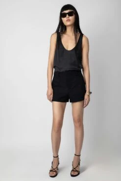 Zadig & Voltaire Alana Sandals Black -Zadig & Voltaire Shop SWCT00848 NOIR 9