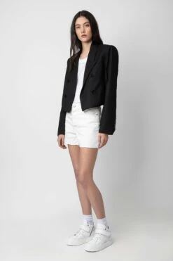 Zadig & Voltaire ZV1747 Flash Chunky Mid-Top Sneakers White -Zadig & Voltaire Shop SWSN00428 BLANC 9